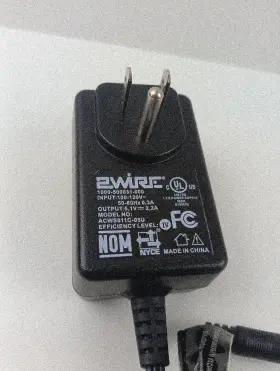 2wire 1000-50031-000 Ac Power Supply Adapter Acws011c-05u - 1000-500031-000 5.1v Dc 6ft Cable