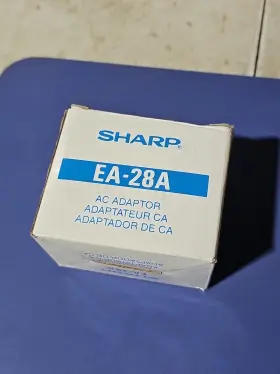 Ablegrid 074000013704 New Oem Ac Adapter For Sharp Ea-28a Ea28a Calculator Power Supply Cord #s23