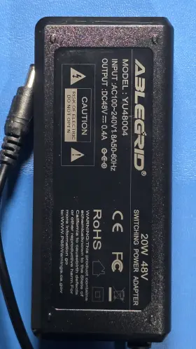 Ablegrid 740972373718 48v Ac Adapter For Cisco Aironet Access Air-cap2602i-a-k9 Air-sap2602e-b-k9 Ablegrid 740972373718 48v Ac Adapter For Cisco Aironet Access Air-cap2602i-a-k9 Air-sap2602e-b-k9