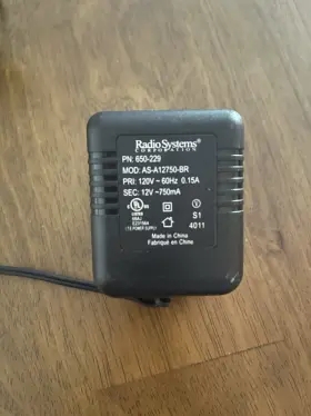Ablegrid 740972555503 Ac To Adapter For Radio Systems As-a12750-br 650-229 Power Supply Cord Cable Ablegrid 740972555503 Ac To Adapter For Radio Systems As-a12750-br 650-229 Power Supply Cord Cable