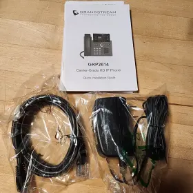 Ablegrid 753263678164 Ac Dc Adapter Charger Power For Grandstream Grp2614 Phone With Manual And Cord