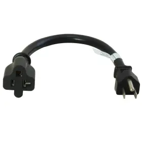 Ac Works Ws515520-012 Connectors 1 Ft. 12/3 Sjtw 15amp To 20 Amp Adapter Cord