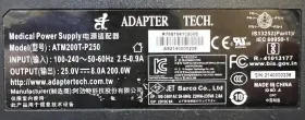 ATM200T-P250 ADAPTER TECH Medical Volt Apower Supply Xlr Plug #3