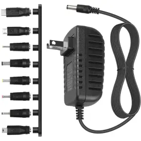 Alloverpower 972362440876 Dc 5v 2a 2000ma Power Supply Cord Charger Multi Tips 10w Ac Adapter With 8 Se