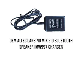 Altec Lansing 753038879659 Ac Adapter Charger For Mix 2.0 Bluetooth Speaker Imw997 Imw997-stl