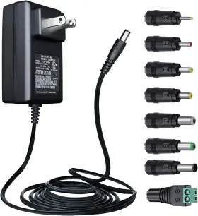 Anlink 5pk-12v-1a-zl Ul Listed 12v 2a Ac Adapter Charger 8 Tips Regulated 2000ma Power Supply Anlink 5pk-12v-1a-zl Ul Listed 12v 2a Ac Adapter Charger 8 Tips Regulated 2000ma Power Supply