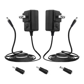 Anlink 740385276682 2 Pack Ac 100-240v 50/60hz To Dc 12vdc 1a 1000ma Power Adapter With 3 Tips Fo Anlink 740385276682 2 Pack Ac 100-240v 50/60hz To Dc 12vdc 1a 1000ma Power Adapter With 3 Tips Fo