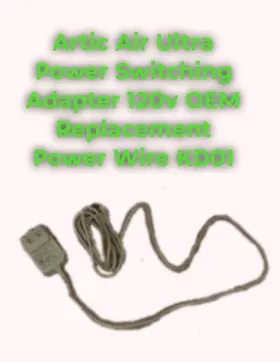 Arctic Air Ultra 202103 Artic Power Switching Adapter 120v Oem Replacement Wire Kd01 Arctic Air Ultra 202103 Artic Power Switching Adapter 120v Oem Replacement Wire Kd01