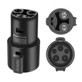 Arlalta 635408105462 J1772 To Tesla Adapter Fit Stations 80 Amp 250v Black