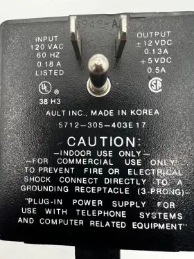 5712-305-403E17 AULT Power Adapter #2