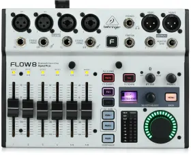 Behringer 0603-aew86-us1 Flow 8 8-input Digital Mixer With Bluetooth Behringer 0603-aew86-us1 Flow 8 8-input Digital Mixer With Bluetooth