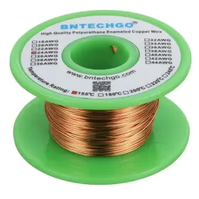 Bntechgo 742271698547 24 Awg Magnet Wire Enameled Copper Winding 4 Oz 0.0197 Dia Natural Spool