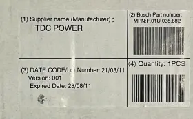 Bosch Da-22-18 Tdc Power / P.n F.01u.035.882