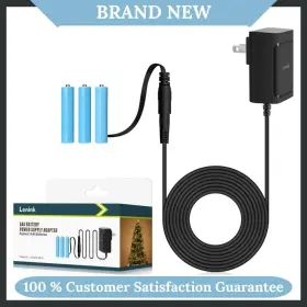 Branded K0052a0 Lenink Ac Power Supply Adapter For Aaa Battery Replace 3 Black