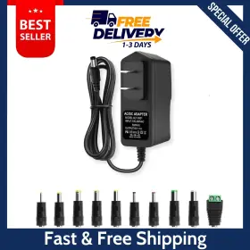 Branded Myt-0901 9volt Dc Power Supply 1a Universal Ac/dc Adapter 100-240v 50/60hz 9 Volts 1amp