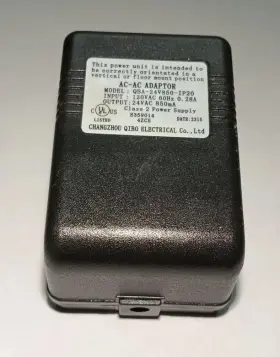 Changzhou Qbs-24v850-ip20 Ac-ac Adaptor Model Qba-24v850-ip20 24vac 850ma Tested