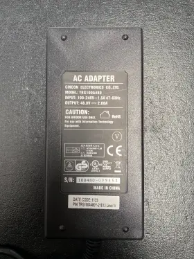 Cincon Trg100a480y-21e13 Trg100a480 100-240v Ac To 48v Dc 2.08a Adapter Power Supply Charger Cincon Trg100a480y-21e13 Trg100a480 100-240v Ac To 48v Dc 2.08a Adapter Power Supply Charger