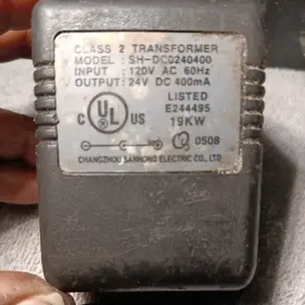 Class 2 Transformer E244495 19kw Input 120v 60hz Output 24vdc 400ma Untested