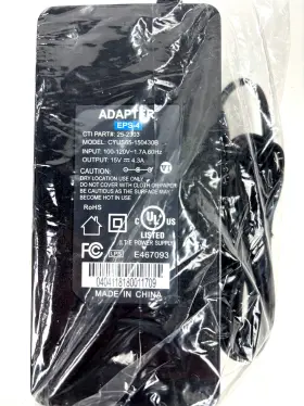 Cti Cyus65-150430b Eps-4 Ac Power Adapter 25-2303 15v 65w