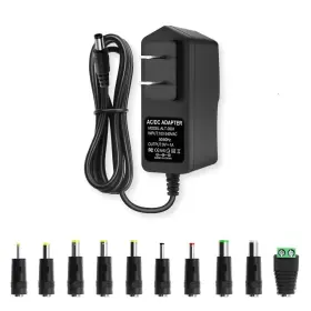 Cysljoyful 642288758121 Universal Ac Adapter Power Supply 100-240v 50/60hz 1a Dc 9v Transformer And 10 Tip