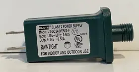 Czjutai Jt-dc240v0500-f Class 2 Power Supply Raintight 24v 0.50a Green Plug