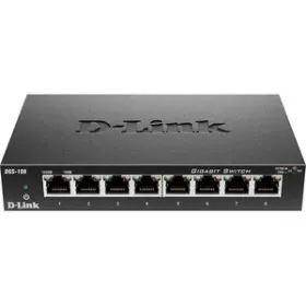 D-link Systems Dgs-108 D-link 8 Port Gigabit Unmanaged Metal Desktop Switch