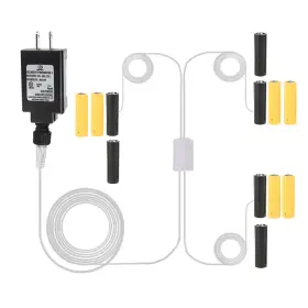 Delinx 613966166415 Lr6 Aa Battery Eliminator Ac To Dc 3v 4.5v Power Supply Adapter 3 Connectors