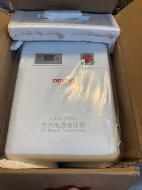 Delixi Cddze-2000va Ac Cddz-2000va Power Transformer 120 To 240v Brand New