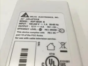 Delta Adp-48gr 48w Ac Adapter 100-240v 12v 4a Charger B Power Supply 7.4mm Tip