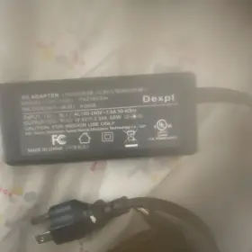 Dexpt Paz195334 Ac/dc Adapter 19.5v 3.34a 65w Black A0006 Input 100-240v