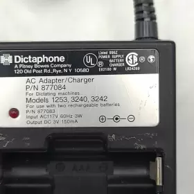 877084 DICTAPHONE Led Indicator Ac Power Supply Adapter #2