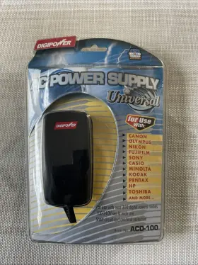 Digipower 758302582150 Ac Camera Power Supply Acd-100 100-240v World Wide Use Brandnew Sealed