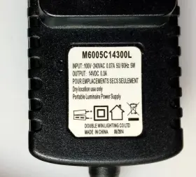 M6005C14300L DOUBLE WIN LIGHTING CO Adapter Switch Wire Terms #2