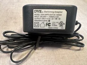DSA-24PFU-54 DVE Switching Ac Wall Adapter