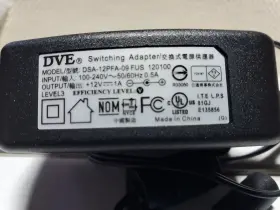 DVE-12PFA-09-FUS DVE Switching Adapter Power Supply