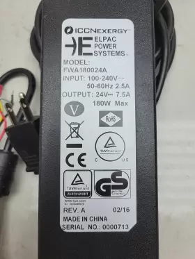 FWA180024A ELPAC POWER SYSTEMS Desktop Ac Adapter #2