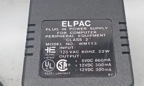 WM113 ELPAC Power Supply #2 WM113 ELPAC Power Supply #2
