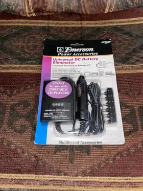 Emerson 030878036009 Av3600 Universal Dc Battery Eliminator - Sealed Nos