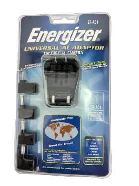 Energizer Jsa30250uu3-1 Universal Ac Adaptor Digital Camera Charger Variable Voltage Er-ac1 Energizer Jsa30250uu3-1 Universal Ac Adaptor Digital Camera Charger Variable Voltage Er-ac1