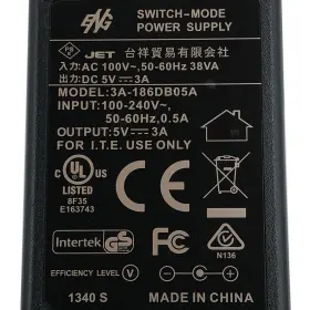 3A-186DB05A POWER Switch Supply Screw Lock Plug #2