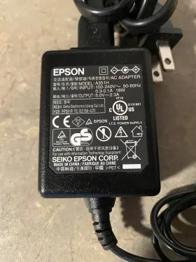 Epson A351h Ac Power Supply Adapter Portable 5.0v 2.3a For P-2000 Storage Viewer