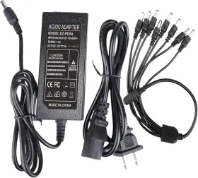 Ezving Ez-pd5a 12v 5a Power Adapter Charger Led Strip Ac 100v-240v Dc 12 Volt 5 Amp 60 Watt