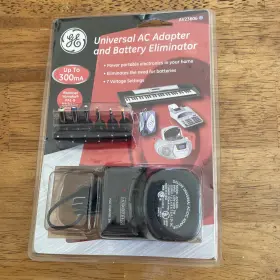 Ge Av23605 Universal Ac Adapter And Battery Eliminator Up To 300ma Ge Av23605 Universal Ac Adapter And Battery Eliminator Up To 300ma