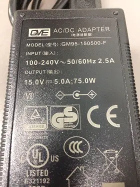 Gme Gm95-150500-f Ac/dc Adapter # 15.0v