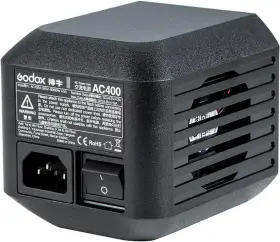 952344217443 GODOX Ac Power Adapter Flash Mains Unit Fan