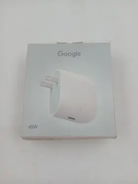 Google Gw8l7 45w Usb-c Charger Fast Charging Adapter Chromebook Compatible New