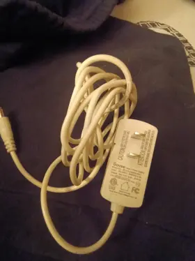 Govee H5179-0050-6000a0-ul 24v Ac/dc Adapter White Barrel To 2-prong Power Supply For H5179