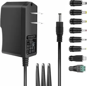 Guanting 711456459572 Universal 5v 1a 2a Ac Adapter Power Supply Cord With 8 Dc Plug Tips To Dc5