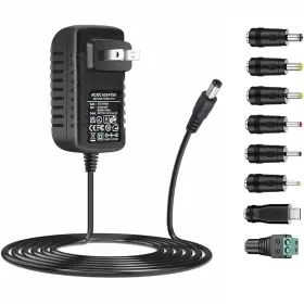 Guanting 711467708287 15v 1a Ac Power Adapter With 8 Dc Plug Tips Supply Charger