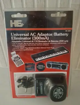HE8681 HE Garrard Ac Adaptor Battery Eliminator Voltage Nos HE8681 HE Garrard Ac Adaptor Battery Eliminator Voltage Nos